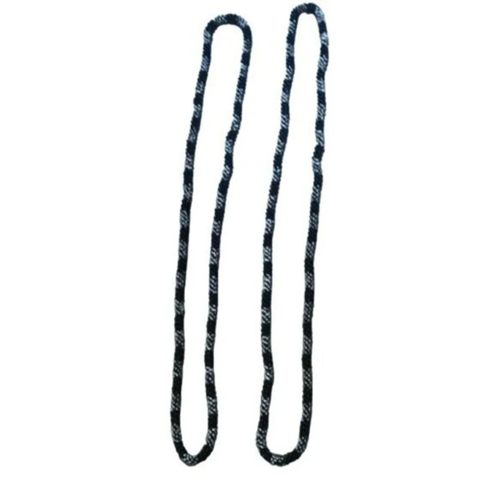 Beaded‎ Necklace Jewelry Fashion Accessory Black Silver Tone Strand